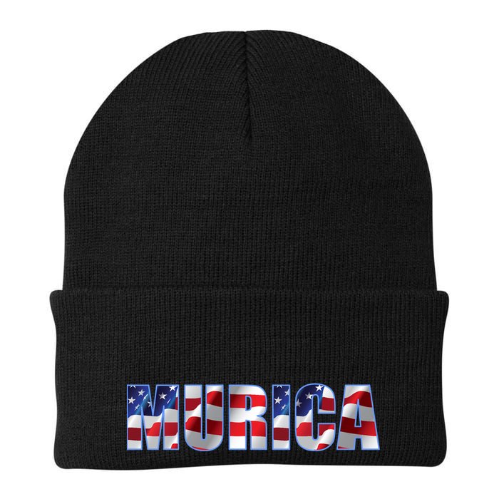 Murica Fourth of July USA Retro Vintage Style Beanie