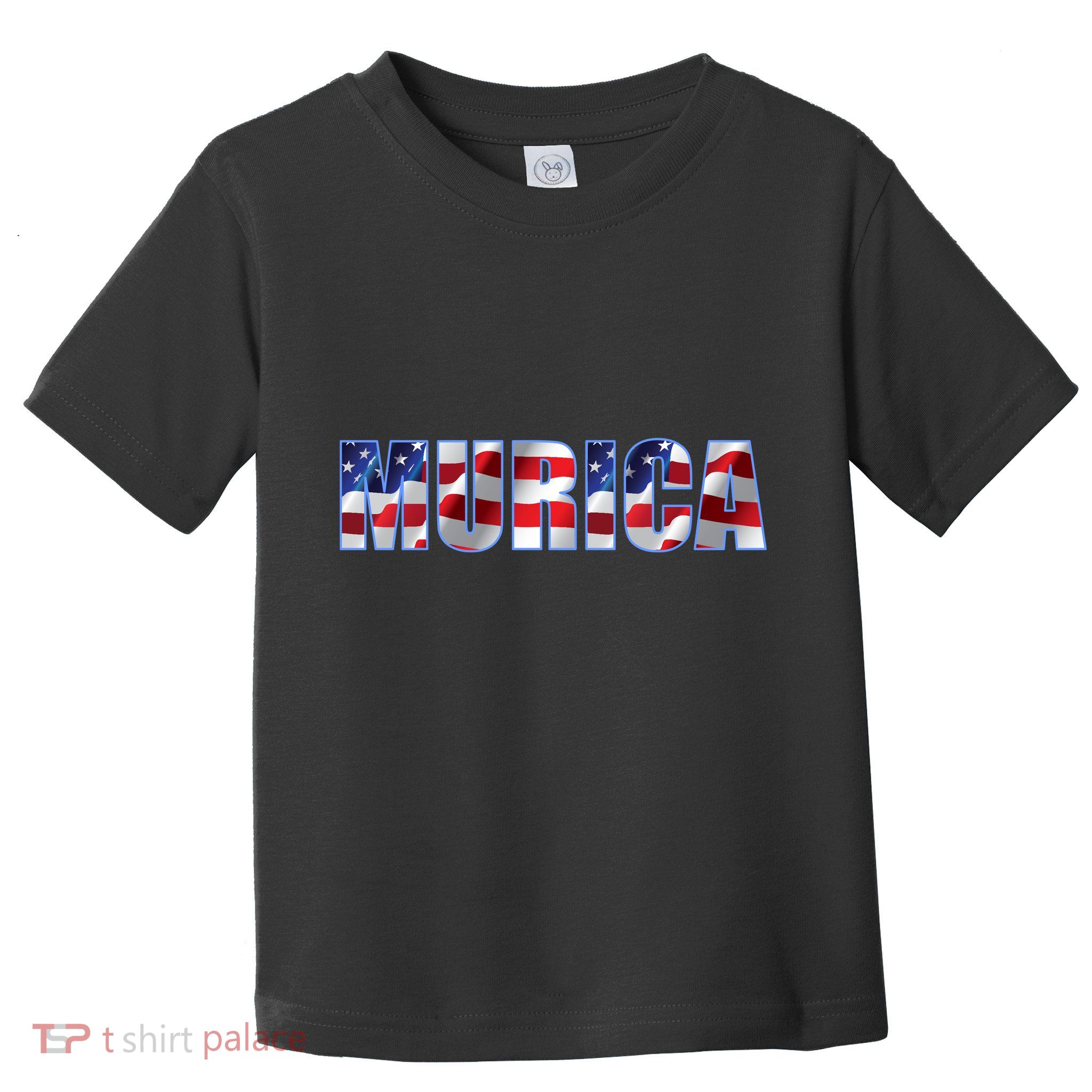 Murica Fourth of July USA Retro Vintage Style Toddler T-Shirt