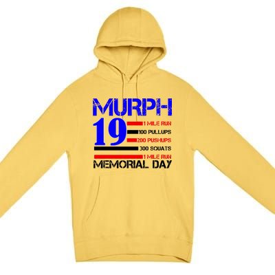 Murph 19 Memorial Day Premium Pullover Hoodie