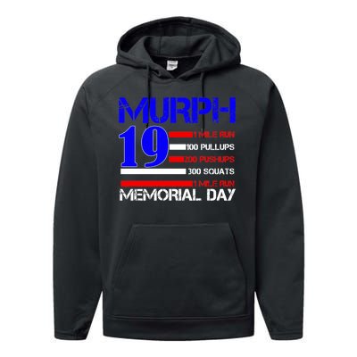 Murph 19 Memorial Day Performance Fleece Hoodie