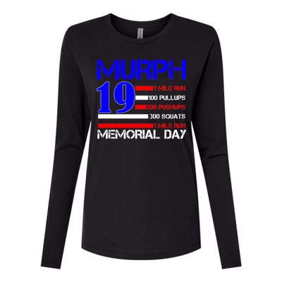 Murph 19 Memorial Day Womens Cotton Relaxed Long Sleeve T-Shirt