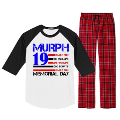 Murph 19 Memorial Day Raglan Sleeve Pajama Set