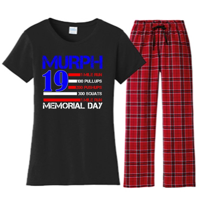 Murph 19 Memorial Day Women's Flannel Pajama Set