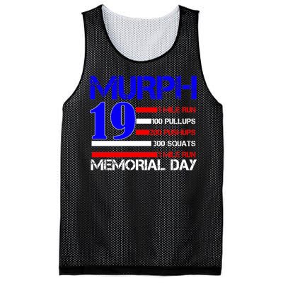 Murph 19 Memorial Day Mesh Reversible Basketball Jersey Tank