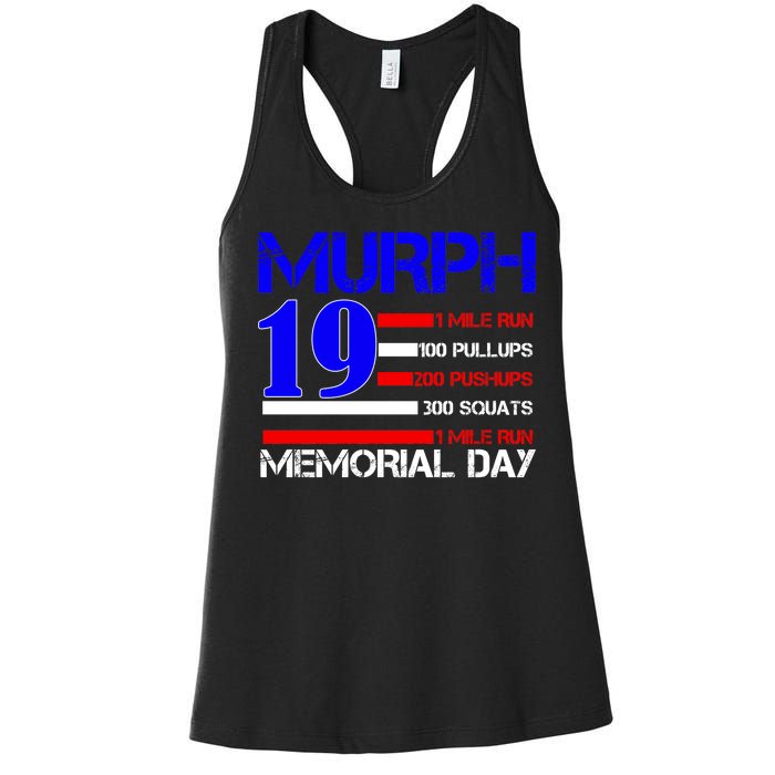 Murph 19 Memorial Day Women's Racerback Tank