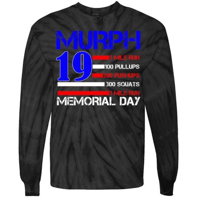 Murph 19 Memorial Day Tie-Dye Long Sleeve Shirt