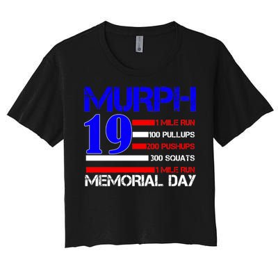 Murph 19 Memorial Day Women's Crop Top Tee