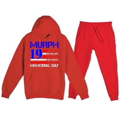 Murph 19 Memorial Day Premium Hooded Sweatsuit Set