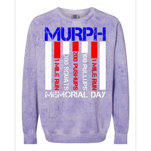 Murph Memorial Day Colorblast Crewneck Sweatshirt