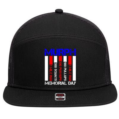 Murph Memorial Day 7 Panel Mesh Trucker Snapback Hat