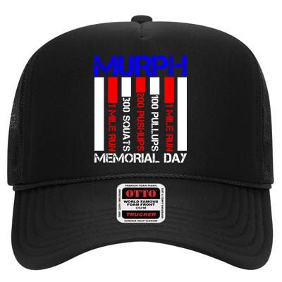 Murph Memorial Day High Crown Mesh Back Trucker Hat