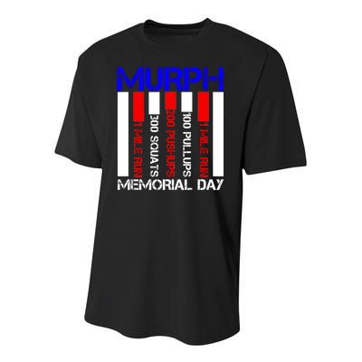 Murph Memorial Day Youth Performance Sprint T-Shirt