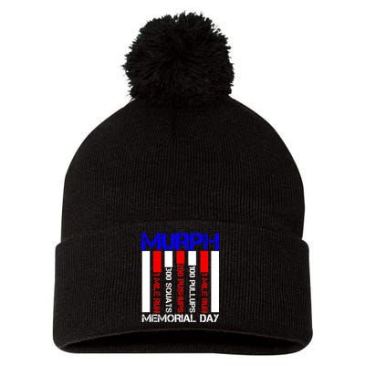 Murph Memorial Day Pom Pom 12in Knit Beanie