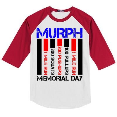 Murph Memorial Day Kids Colorblock Raglan Jersey