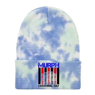 Murph Memorial Day Tie Dye 12in Knit Beanie