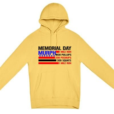 Murph Memorial Day 1 Mile Run Premium Pullover Hoodie