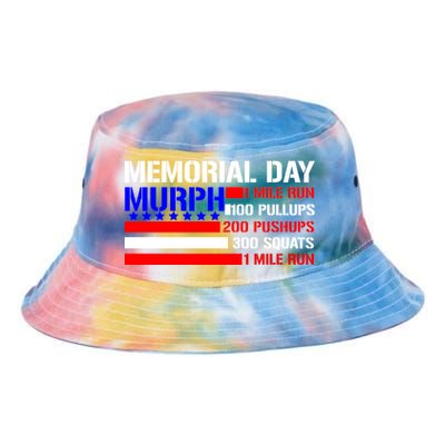 Murph Memorial Day 1 Mile Run Tie Dye Newport Bucket Hat