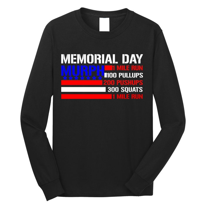 Murph Memorial Day 1 Mile Run Long Sleeve Shirt