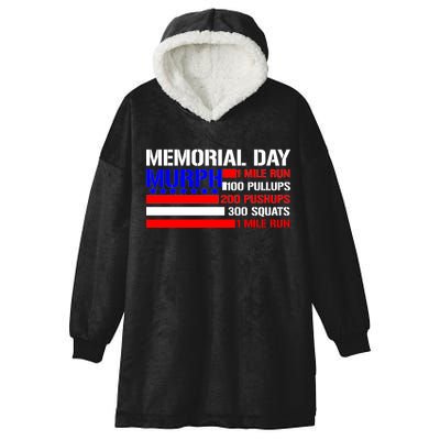 Murph Memorial Day 1 Mile Run Hooded Wearable Blanket