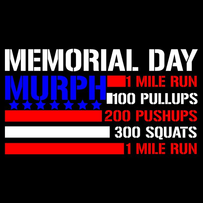 Murph Memorial Day 1 Mile Run Button