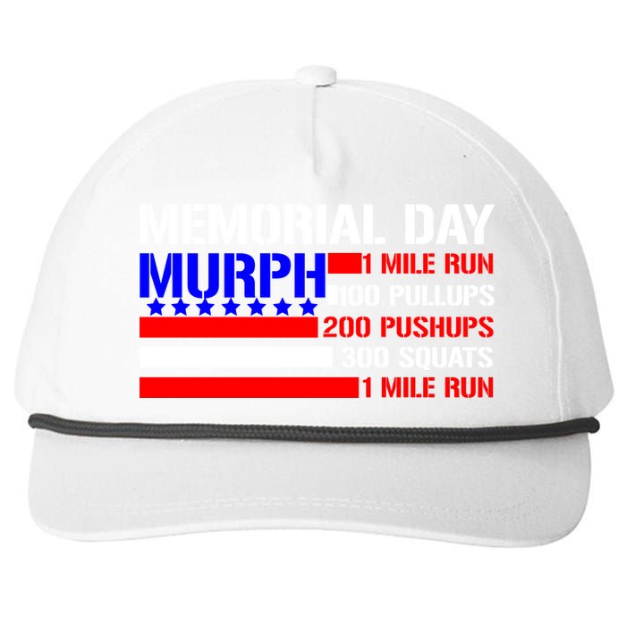 Murph Memorial Day 1 Mile Run Snapback Five-Panel Rope Hat