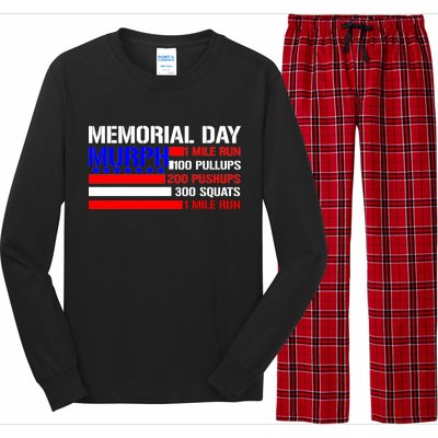 Murph Memorial Day 1 Mile Run Long Sleeve Pajama Set