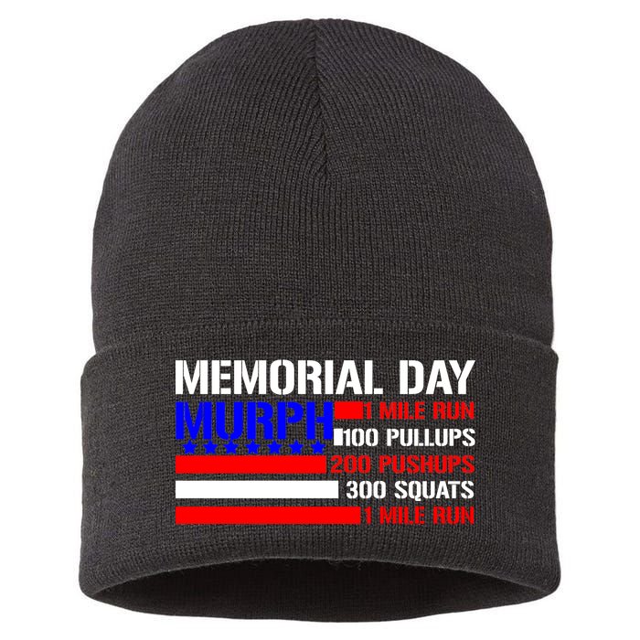 Murph Memorial Day 1 Mile Run Sustainable Knit Beanie