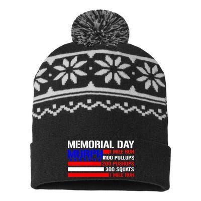 Murph Memorial Day 1 Mile Run USA-Made Snowflake Beanie