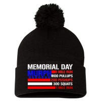 Murph Memorial Day 1 Mile Run Pom Pom 12in Knit Beanie