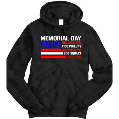 Murph Memorial Day 1 Mile Run Tie Dye Hoodie