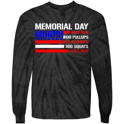 Murph Memorial Day 1 Mile Run Tie-Dye Long Sleeve Shirt