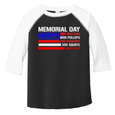 Murph Memorial Day 1 Mile Run Toddler Fine Jersey T-Shirt