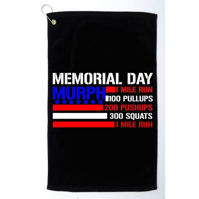 Murph Memorial Day 1 Mile Run Platinum Collection Golf Towel