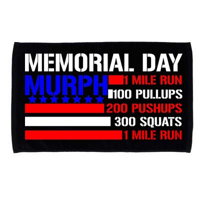 Murph Memorial Day 1 Mile Run Microfiber Hand Towel