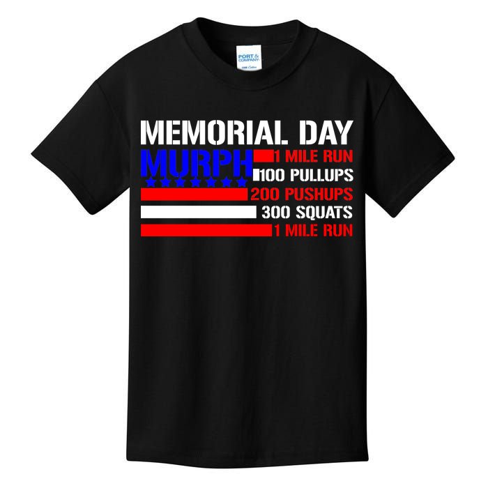 Murph Memorial Day 1 Mile Run Kids T-Shirt