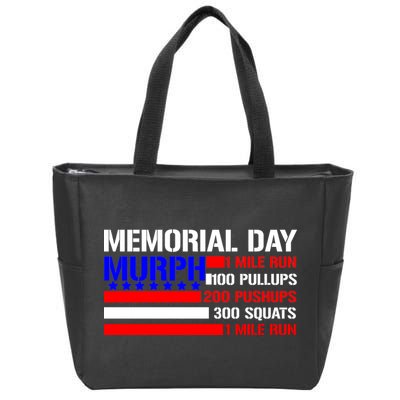 Murph Memorial Day 1 Mile Run Zip Tote Bag