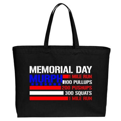 Murph Memorial Day 1 Mile Run Cotton Canvas Jumbo Tote