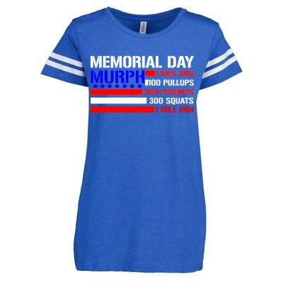 Murph Memorial Day 1 Mile Run Enza Ladies Jersey Football T-Shirt