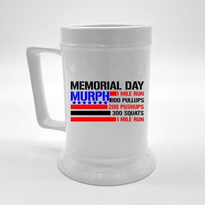 Murph Memorial Day 1 Mile Run Beer Stein