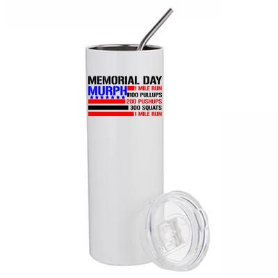 Murph Memorial Day 1 Mile Run Stainless Steel Tumbler