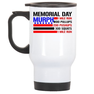 Murph Memorial Day 1 Mile Run Stainless Steel Travel Mug