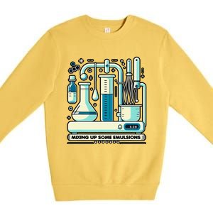 Mixing Up Some Emulsions Molecular Gastronomy Premium Crewneck Sweatshirt