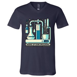 Mixing Up Some Emulsions Molecular Gastronomy V-Neck T-Shirt