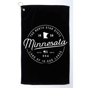 Minnesota Us State Travel Vacation Shirts Mn Usa Platinum Collection Golf Towel