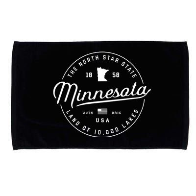 Minnesota Us State Travel Vacation Shirts Mn Usa Microfiber Hand Towel