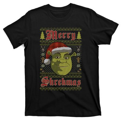 Merry Ugly Sweater Style Christmas T-Shirt