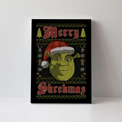 Merry Ugly Sweater Style Christmas Canvas