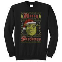 Merry Ugly Sweater Style Christmas Tall Sweatshirt