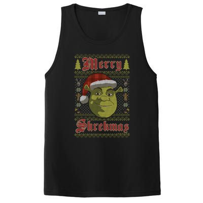 Merry Ugly Sweater Style Christmas PosiCharge Competitor Tank