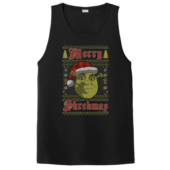 Merry Ugly Sweater Style Christmas PosiCharge Competitor Tank